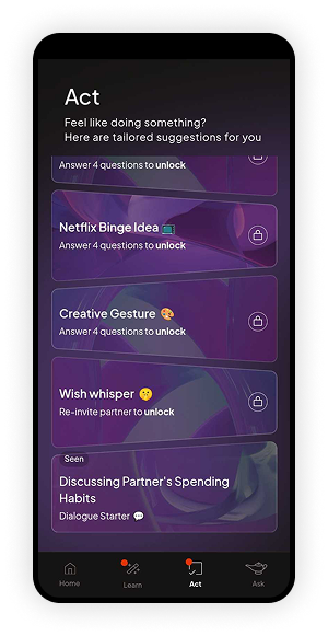 Bond App Interface