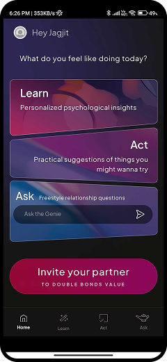 Bond App Interface
